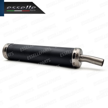 Marmitta Silenziatore Scarico Specifico Per Moto 2 Tempi 50 - 250 cc Nero Opaco Marmitta Silenziatore Scarico Specifico Per Moto 2 Tempi 50 - 250 cc Nero Opaco