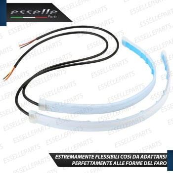 Coppia Strisce Led Luci Diurne DRL + Frecce Dinamiche per Moto,Scooter,Quod BMW