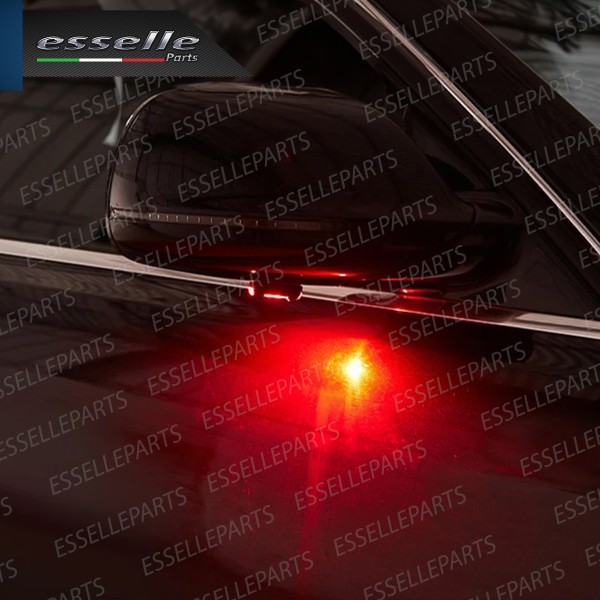 Coppia Placchette Led Rgb Multicolor Luce Fissa o Strobo Per Esterno Auto