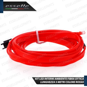 Kit led interni luce ambiente fibra ottica AMBIENT LIGHT - Colore ROSSO