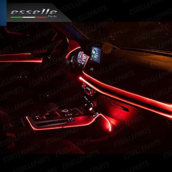 Kit led interni luce ambiente fibra ottica AMBIENT LIGHT - Colore ROSSO