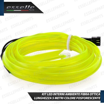 Kit led interni luce ambiente fibra ottica AMBIENT LIGHT - Colore VERDE per AUDI A4 B6