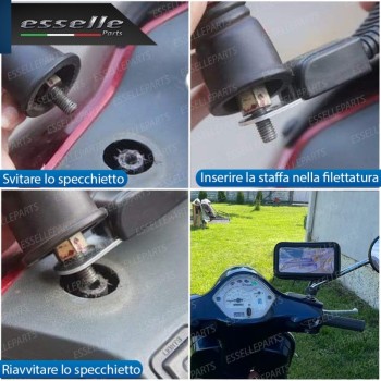 Supporto Impermeabile Porta Cellulare Smartphone per moto,motorini,scooter MALAGUTI TAGLIA XL