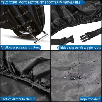 Telo Coprimoto impermeabile in PVC per moto,motorini,scooter TRIUMPH TAGLIA M Telo Coprimoto impermeabile in PVC per moto,motorini,scooter TRIUMPH TAGLIA M