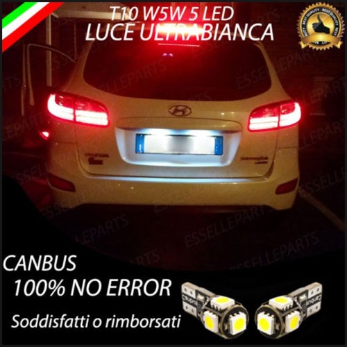 Luci targa 5 LED Canbus