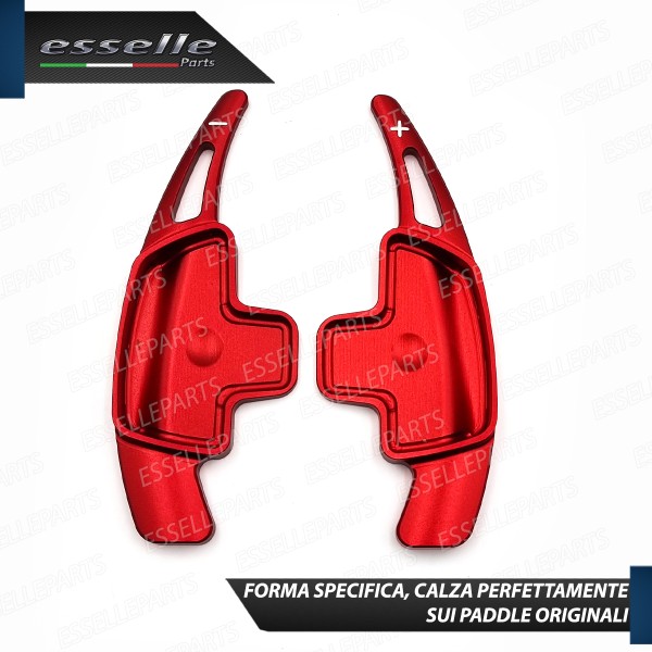 Palette Cambio Al Volante Per Mercedes CLA W118 Alluminio Paddle Leve Colore Rosso