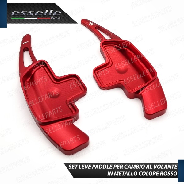 Palette Cambio Al Volante Per Mercedes Classe B W246 Alluminio Paddle Leve Colore Rosso