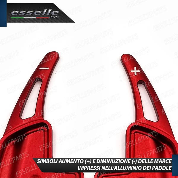 Palette Cambio Al Volante Per Mercedes GLA X156 Alluminio Paddle Leve Colore Rosso