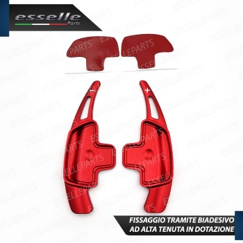 Palette Cambio Al Volante Per Mercedes GLA X156 Alluminio Paddle Leve Colore Rosso
