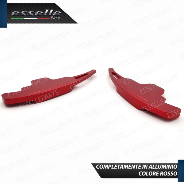 Palette Cambio Al Volante Per Mercedes SLK R172 Alluminio Paddle Leve Colore Rosso