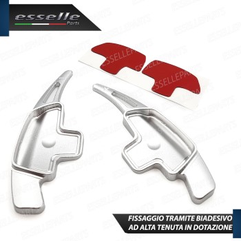 Palette Cambio Al Volante Per Mercedes Classe C W205 Alluminio Paddle Leve Colore Argento
