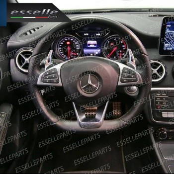 Palette Cambio Al Volante Per Mercedes Classe A W176 Alluminio Paddle Leve Colore Argento