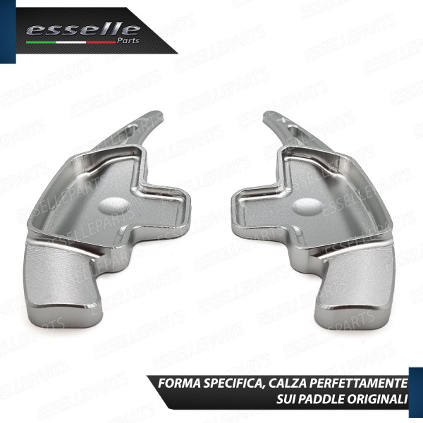Palette Cambio Al Volante Per Mercedes SLK R172 Alluminio Paddle Leve Colore Argento