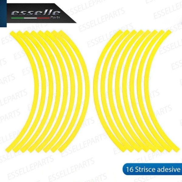 Bordo - COLORE ORO- adesivo per ruote moto,motorini,scooter Sym