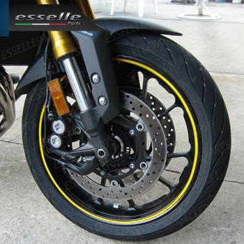 Bordo - COLORE ORO- adesivo per ruote moto,motorini,scooter Gilera