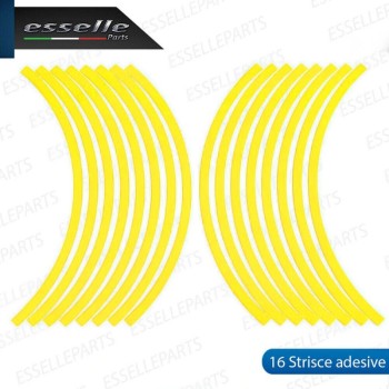 Bordo - COLORE ORO- adesivo per ruote moto Harley Davidson