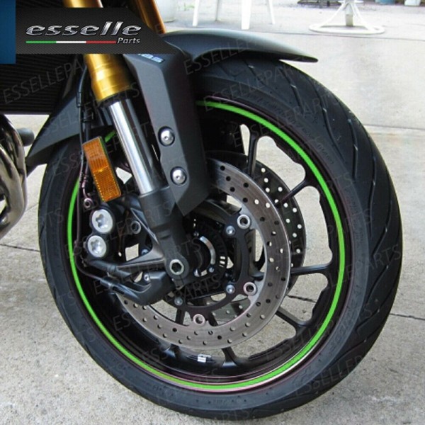 Bordo - COLORE VERDE- adesivo per ruote moto,motorini,scooter Piaggio