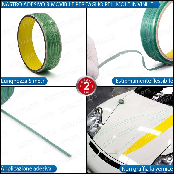 Nastro Da Taglio Adesivo Rimovibile Taglio Di Pellicole Senza Lama Professionale