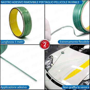 Nastro Da Taglio Adesivo Rimovibile Taglio Di Pellicole Senza Lama Professionale
