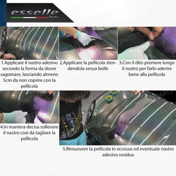 Nastro Da Taglio Adesivo Rimovibile Taglio Di Pellicole Senza Lama Professionale