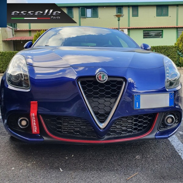 Cinghia Gancio Traino -COLORE ROSSO- Con Fibia " Esselle Parts "