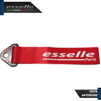 Cinghia Gancio Traino -COLORE ROSSO- Con Fibia " Esselle Parts "
