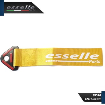 Cinghia Gancio Traino -COLORE GIALLO- Con Fibia " Esselle Parts "