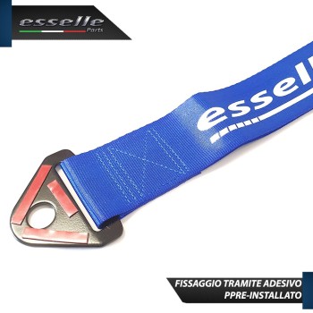 Cinghia Gancio Traino -COLORE BLU- Con Fibia " Esselle Parts "
