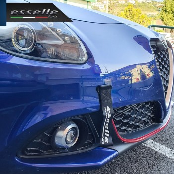 Cinghia Gancio Traino -COLORE NERO- Con Fibia " Esselle Parts "