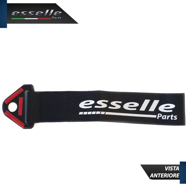 Cinghia Gancio Traino -COLORE NERO- Con Fibia " Esselle Parts "