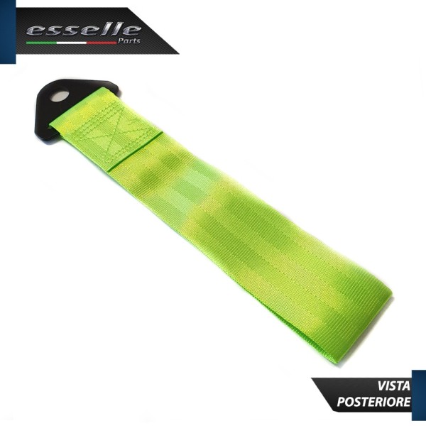 Cinghia Gancio Traino -COLORE VERDE- Con Fibia " Esselle Parts "