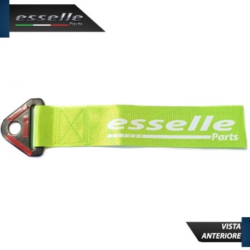 Cinghia Gancio Traino -COLORE VERDE- Con Fibia " Esselle Parts "