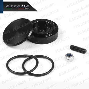 Tappo Elimina Tergicristallo Posteriore in alluminio - per Copertura Foro - COLORE NERO