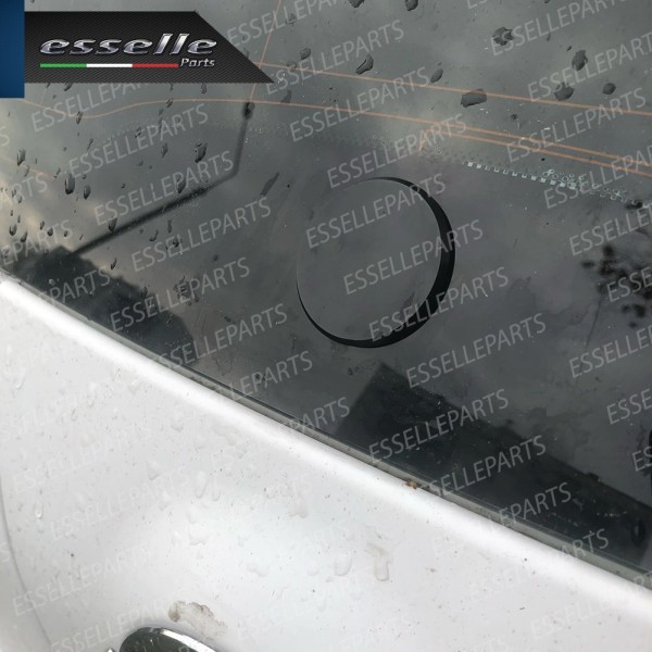 Tappo Elimina Tergicristallo Posteriore in alluminio - per Copertura Foro - COLORE NERO