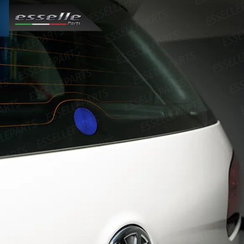 Tappo Elimina Tergicristallo Posteriore in alluminio - per Copertura Foro - COLORE BLU