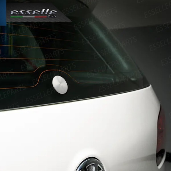 Tappo Elimina Tergicristallo Posteriore in alluminio - per Copertura Foro - COLORE GRIGIO