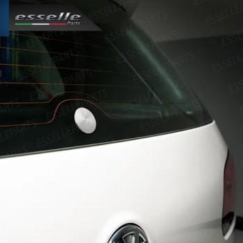 Tappo Elimina Tergicristallo Posteriore in alluminio - per Copertura Foro - COLORE GRIGIO