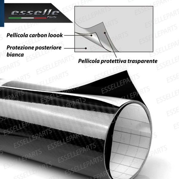 Pellicola Wrapping Carbon look per SYM Adesiva