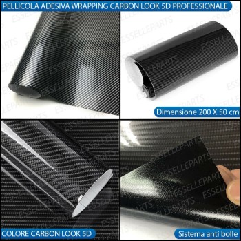 Pellicola wrapping - CARBON LOOK - Lucido adesiva Professionale per BMW