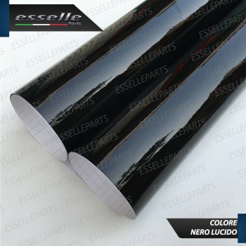 Pellicola Wrapping Nero Lucido per SYM Adesiva