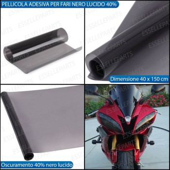 Pellicola - VARI COLORI - Adesiva Oscuramento Fari moto,motorini,scooter HONDA Pellicola - VARI COLORI - Adesiva Oscuramento Fari moto,motorini,scooter HONDA
