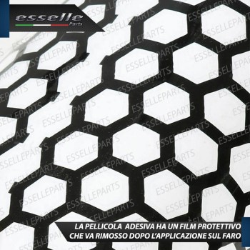 Pellicola Adesiva Per Fari Nido D'Ape Nero Lucido per moto APRILIA