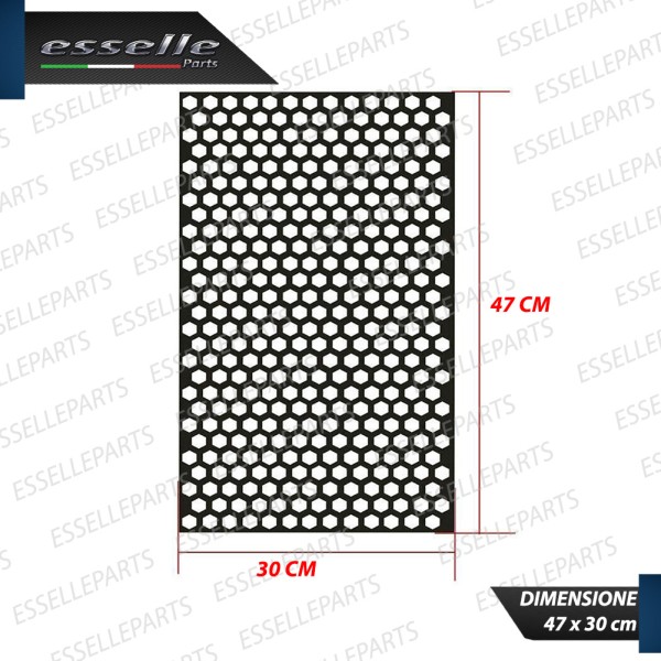 Pellicola Adesiva Per Fari Nido D'Ape Nero Lucido per moto KAWASAKI