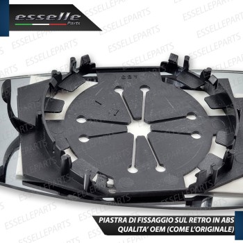 Specchietto LATO PASSEGGERO Retrovisore Laterale di Ricambio per Lancia Musa DAL 2004 AL 2009