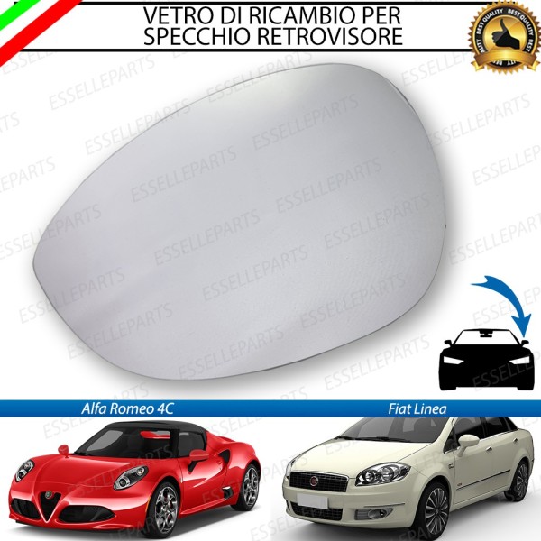 Specchietto LATO GUIDATORE Retrovisore Termico Laterale di Ricambio per ALFA ROMEO 4C