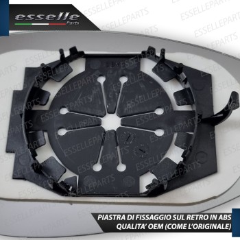 Specchietto LATO GUIDATORE Retrovisore Termico Laterale di Ricambio per Fiat GRANDE PUNTO