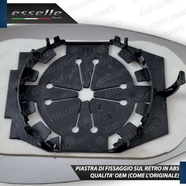 Specchietto LATO PASSEGGERO Retrovisore Termico Laterale Di Ricambio Per Abarth 500 595 695