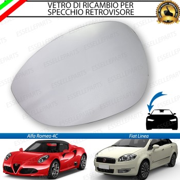 Specchietto LATO PASSEGGERO Retrovisore Termico Laterale di Ricambio per ALFA ROMEO 4C