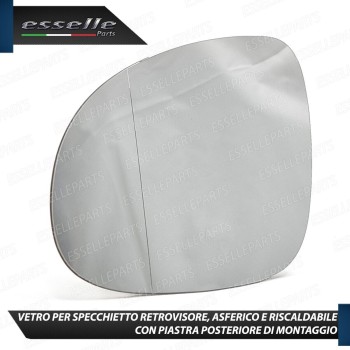 Specchietto LATO GUIDATORE Retrovisore Laterale di Ricambio per VW Golf Plus dal 2009