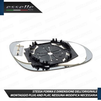 Specchietto LATO GUIDATORE Retrovisore Laterale di Ricambio per VW Golf Plus dal 2009